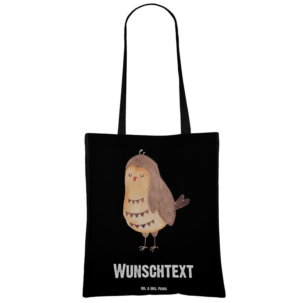 Personalisierte Tragetasche Eule Zufrieden Personalisierte Beuteltasche, Personalisierter Beutel, Personalisierte Einkaufstasche, Personalisierter Jutebeutel, Personalisierter Stoffbeutel, Tragetasche mit Namen, Einkaufstasche mit Namen, Stoffbeutel mit Namen, Personalisierte Tasche, Personalisierte Jutetasche, Personalisierte Kindergartentasche, Eule, Eule Spruch, Eule deko, Owl, Liebe Spruch, Romantisch, Wortspiel lustig, Spruch schön, Geschenk Hochzeitstag