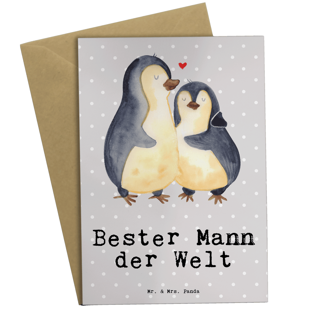 Grußkarte Pinguin Bester Mann der Welt Klappkarte, Einladungskarte, Glückwunschkarte, Hochzeitskarte, Geburtstagskarte, Karte, für, Dankeschön, Geschenk, Schenken, Geburtstag, Geburtstagsgeschenk, Geschenkidee, Danke, Bedanken, Mitbringsel, Freude machen, Geschenktipp, Ehemann, Beste, Mann, Partner, Freund, Traummann, Liebling, Ehepartner, Ehe, Gatte, Lebensgefährte, Bräutigam, Kleinigkeit
