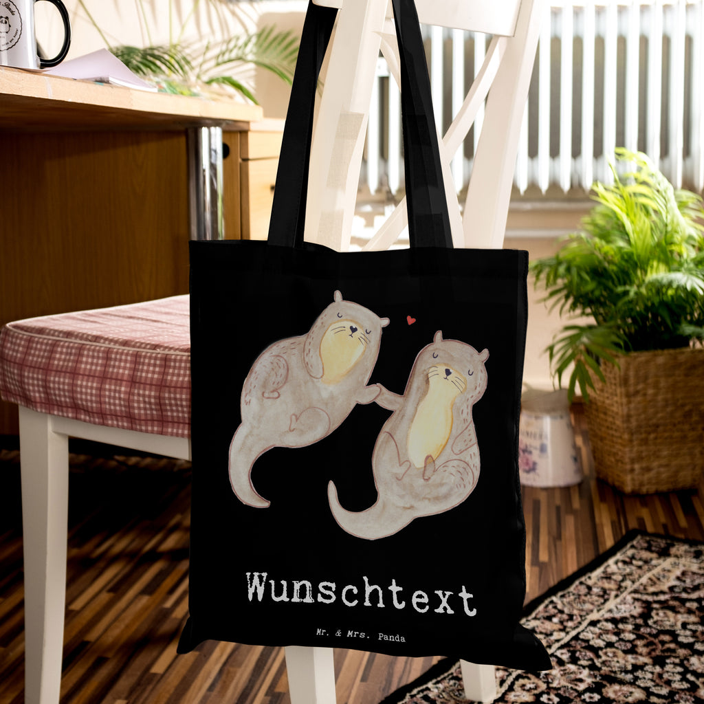 Personalisierte Tragetasche Otter Bester Partner der Welt Personalisierte Beuteltasche, Personalisierter Beutel, Personalisierte Einkaufstasche, Personalisierter Jutebeutel, Personalisierter Stoffbeutel, Tragetasche mit Namen, Einkaufstasche mit Namen, Stoffbeutel mit Namen, Personalisierte Tasche, Personalisierte Jutetasche, Personalisierte Kindergartentasche, für, Dankeschön, Geschenk, Schenken, Geburtstag, Geburtstagsgeschenk, Geschenkidee, Danke, Bedanken, Mitbringsel, Freude machen, Geschenktipp, Partner, Ehepartner, Mann, Frau, Ehefrau, Ehemann. Freundin, Freund, Lebensgefährte, Paar, Liebe