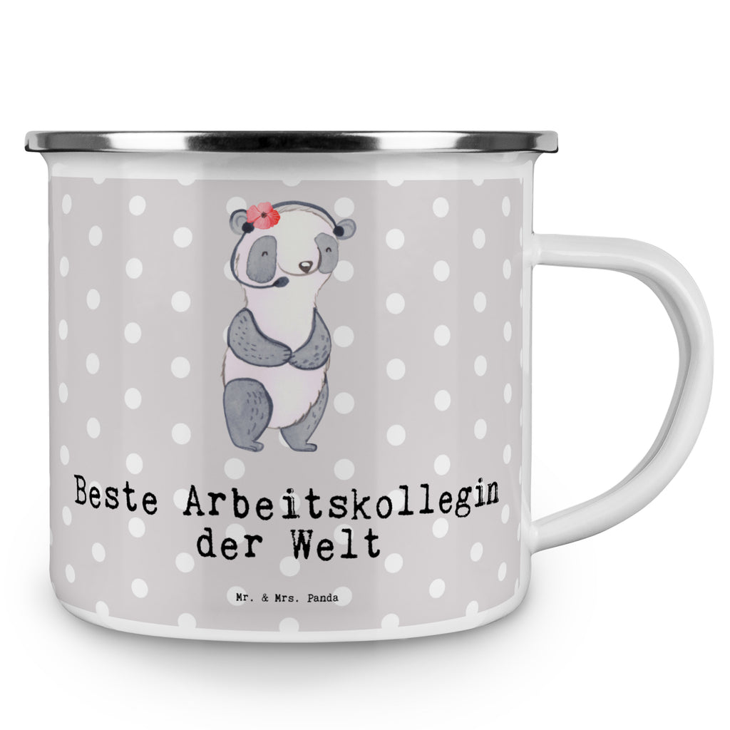 Camping Emaille Tasse Panda Beste Arbeitskollegin der Welt Campingtasse, Trinkbecher, Metalltasse, Outdoor Tasse, Emaille Trinkbecher, Blechtasse Outdoor, Emaille Campingbecher, Edelstahl Trinkbecher, Metalltasse für Camping, Kaffee Blechtasse, Camping Tasse Metall, für, Dankeschön, Geschenk, Schenken, Geburtstag, Geburtstagsgeschenk, Geschenkidee, Danke, Bedanken, Mitbringsel, Freude machen, Geschenktipp, Arbeitskollegin, Kollegin, Freundin, Büro, Abschiedsgeschenk, Ruhestand, Arbeit, Mitarbeiterin, Berufsgenossin, Beruf