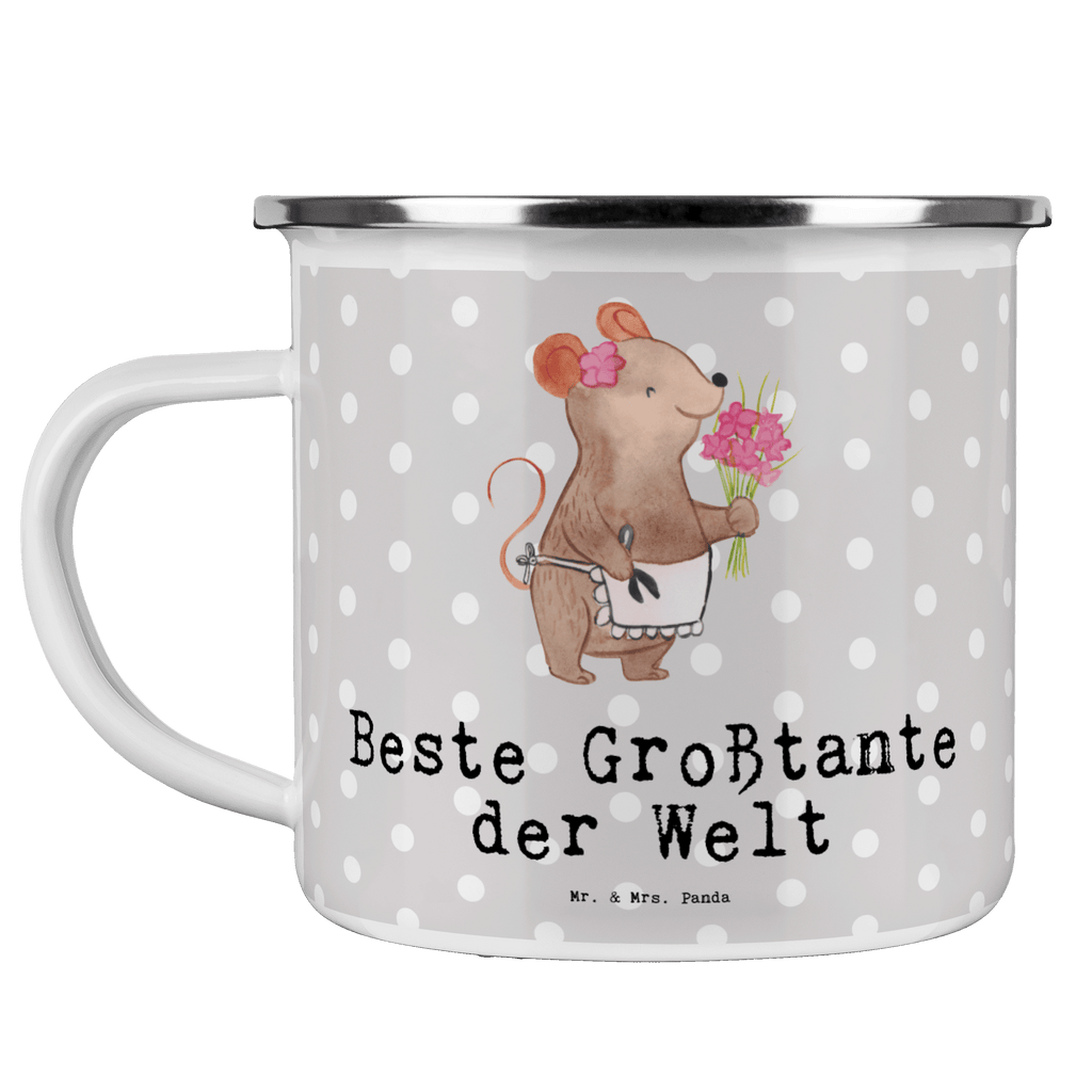Camping Emaille Tasse Maus Beste Großtante der Welt Campingtasse, Trinkbecher, Metalltasse, Outdoor Tasse, Emaille Trinkbecher, Blechtasse Outdoor, Emaille Campingbecher, Edelstahl Trinkbecher, Metalltasse für Camping, Kaffee Blechtasse, Camping Tasse Metall, für, Dankeschön, Geschenk, Schenken, Geburtstag, Geburtstagsgeschenk, Geschenkidee, Danke, Bedanken, Mitbringsel, Freude machen, Geschenktipp, Großtante, Grosstante, Tante, Lieblingstante, Familie, Schwester, Tanten, Kleinigkeit, Beste, Nichte, Neffe, Groß