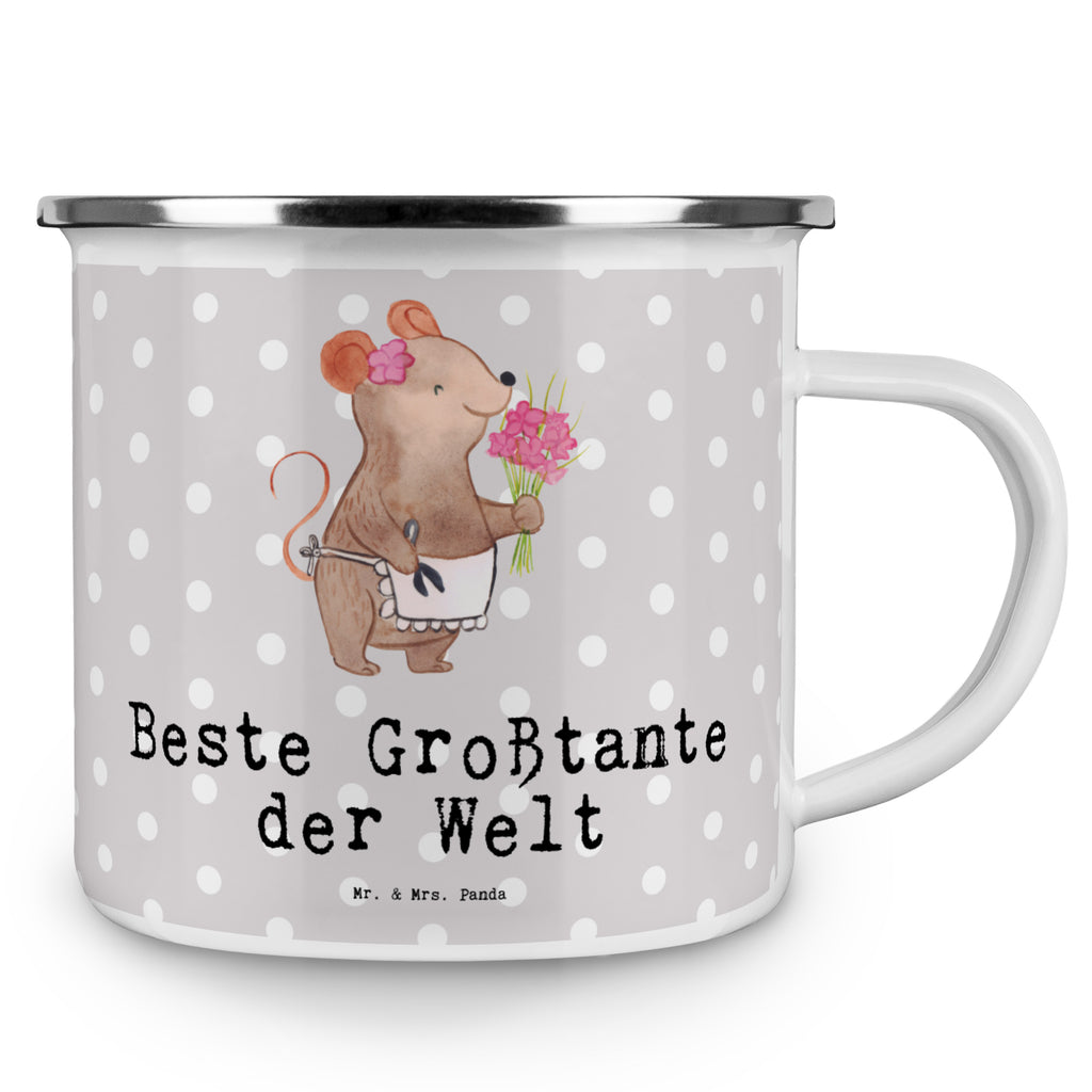 Camping Emaille Tasse Maus Beste Großtante der Welt Campingtasse, Trinkbecher, Metalltasse, Outdoor Tasse, Emaille Trinkbecher, Blechtasse Outdoor, Emaille Campingbecher, Edelstahl Trinkbecher, Metalltasse für Camping, Kaffee Blechtasse, Camping Tasse Metall, für, Dankeschön, Geschenk, Schenken, Geburtstag, Geburtstagsgeschenk, Geschenkidee, Danke, Bedanken, Mitbringsel, Freude machen, Geschenktipp, Großtante, Grosstante, Tante, Lieblingstante, Familie, Schwester, Tanten, Kleinigkeit, Beste, Nichte, Neffe, Groß