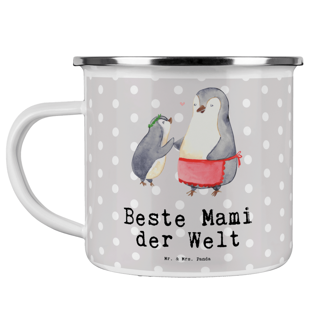 Camping Emaille Tasse Pinguin Beste Mami der Welt Campingtasse, Trinkbecher, Metalltasse, Outdoor Tasse, Emaille Trinkbecher, Blechtasse Outdoor, Emaille Campingbecher, Edelstahl Trinkbecher, Metalltasse für Camping, Kaffee Blechtasse, Camping Tasse Metall, für, Dankeschön, Geschenk, Schenken, Geburtstag, Geburtstagsgeschenk, Geschenkidee, Danke, Bedanken, Mitbringsel, Freude machen, Geschenktipp, Mama, Mami, Mutter, Muttertag, Mutti, Ma, Tochter, Sohn, Beste Mama, Beste, Supermama