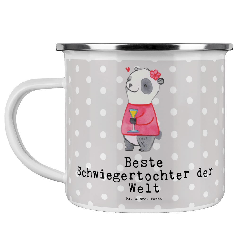 Camping Emaille Tasse Panda Beste Schwiegertochter der Welt Campingtasse, Trinkbecher, Metalltasse, Outdoor Tasse, Emaille Trinkbecher, Blechtasse Outdoor, Emaille Campingbecher, Edelstahl Trinkbecher, Metalltasse für Camping, Kaffee Blechtasse, Camping Tasse Metall, für, Dankeschön, Geschenk, Schenken, Geburtstag, Geburtstagsgeschenk, Geschenkidee, Danke, Bedanken, Mitbringsel, Freude machen, Geschenktipp, Schwiegertochter, Tochter, Ehefrau des Sohns, Frau, angeheiratet, Hochzeit
