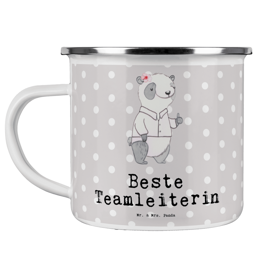 Camping Emaille Tasse Panda Beste Teamleiterin Campingtasse, Trinkbecher, Metalltasse, Outdoor Tasse, Emaille Trinkbecher, Blechtasse Outdoor, Emaille Campingbecher, Edelstahl Trinkbecher, Metalltasse für Camping, Kaffee Blechtasse, Camping Tasse Metall, für, Dankeschön, Geschenk, Schenken, Geburtstag, Geburtstagsgeschenk, Geschenkidee, Danke, Bedanken, Mitbringsel, Freude machen, Geschenktipp, Teamleiterin, Seminarleiterin, Gruppenleiterin, Leiterin, Kollegin, Chefin, Vorgesetzte, Abschied, Abschiedsgeschenk, Ruhestand