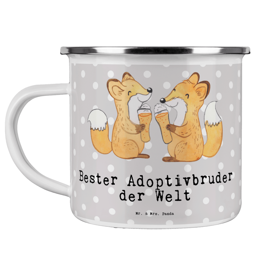 Camping Emaille Tasse Fuchs Bester Adoptivbruder der Welt Campingtasse, Trinkbecher, Metalltasse, Outdoor Tasse, Emaille Trinkbecher, Blechtasse Outdoor, Emaille Campingbecher, Edelstahl Trinkbecher, Metalltasse für Camping, Kaffee Blechtasse, Camping Tasse Metall, für, Dankeschön, Geschenk, Schenken, Geburtstag, Geburtstagsgeschenk, Geschenkidee, Danke, Bedanken, Mitbringsel, Freude machen, Geschenktipp, Adoptivbruder, adoptiert, Bruder, Brudi, Geschwister, Bruderherz, Schwester, Familie, Kleinigkeit, Brother, Bester, Sohn