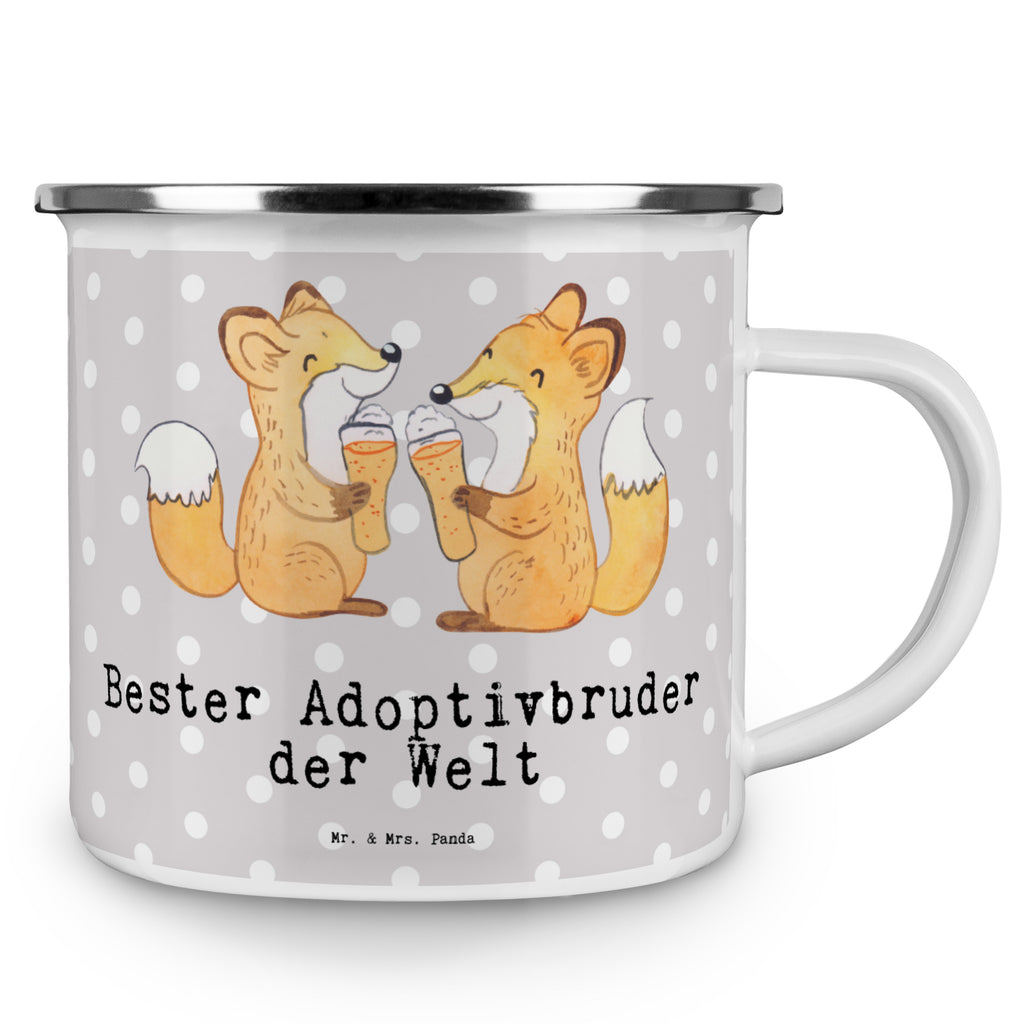 Camping Emaille Tasse Fuchs Bester Adoptivbruder der Welt Campingtasse, Trinkbecher, Metalltasse, Outdoor Tasse, Emaille Trinkbecher, Blechtasse Outdoor, Emaille Campingbecher, Edelstahl Trinkbecher, Metalltasse für Camping, Kaffee Blechtasse, Camping Tasse Metall, für, Dankeschön, Geschenk, Schenken, Geburtstag, Geburtstagsgeschenk, Geschenkidee, Danke, Bedanken, Mitbringsel, Freude machen, Geschenktipp, Adoptivbruder, adoptiert, Bruder, Brudi, Geschwister, Bruderherz, Schwester, Familie, Kleinigkeit, Brother, Bester, Sohn