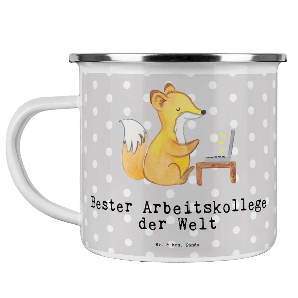 Camping Emaille Tasse Fuchs Bester Arbeitskollege der Welt Campingtasse, Trinkbecher, Metalltasse, Outdoor Tasse, Emaille Trinkbecher, Blechtasse Outdoor, Emaille Campingbecher, Edelstahl Trinkbecher, Metalltasse für Camping, Kaffee Blechtasse, Camping Tasse Metall, für, Dankeschön, Geschenk, Schenken, Geburtstag, Geburtstagsgeschenk, Geschenkidee, Danke, Bedanken, Mitbringsel, Freude machen, Geschenktipp, Arbeitskollege, Kollege, Büro, Abschiedsgeschenk, Ruhestand, Arbeit, Mitarbeiter, Berufsgenosse, Beruf