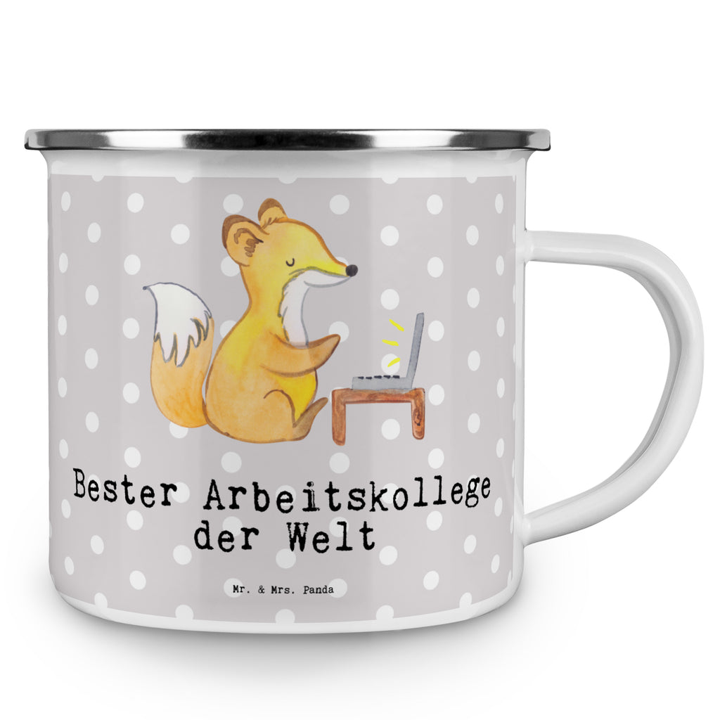 Camping Emaille Tasse Fuchs Bester Arbeitskollege der Welt Campingtasse, Trinkbecher, Metalltasse, Outdoor Tasse, Emaille Trinkbecher, Blechtasse Outdoor, Emaille Campingbecher, Edelstahl Trinkbecher, Metalltasse für Camping, Kaffee Blechtasse, Camping Tasse Metall, für, Dankeschön, Geschenk, Schenken, Geburtstag, Geburtstagsgeschenk, Geschenkidee, Danke, Bedanken, Mitbringsel, Freude machen, Geschenktipp, Arbeitskollege, Kollege, Büro, Abschiedsgeschenk, Ruhestand, Arbeit, Mitarbeiter, Berufsgenosse, Beruf