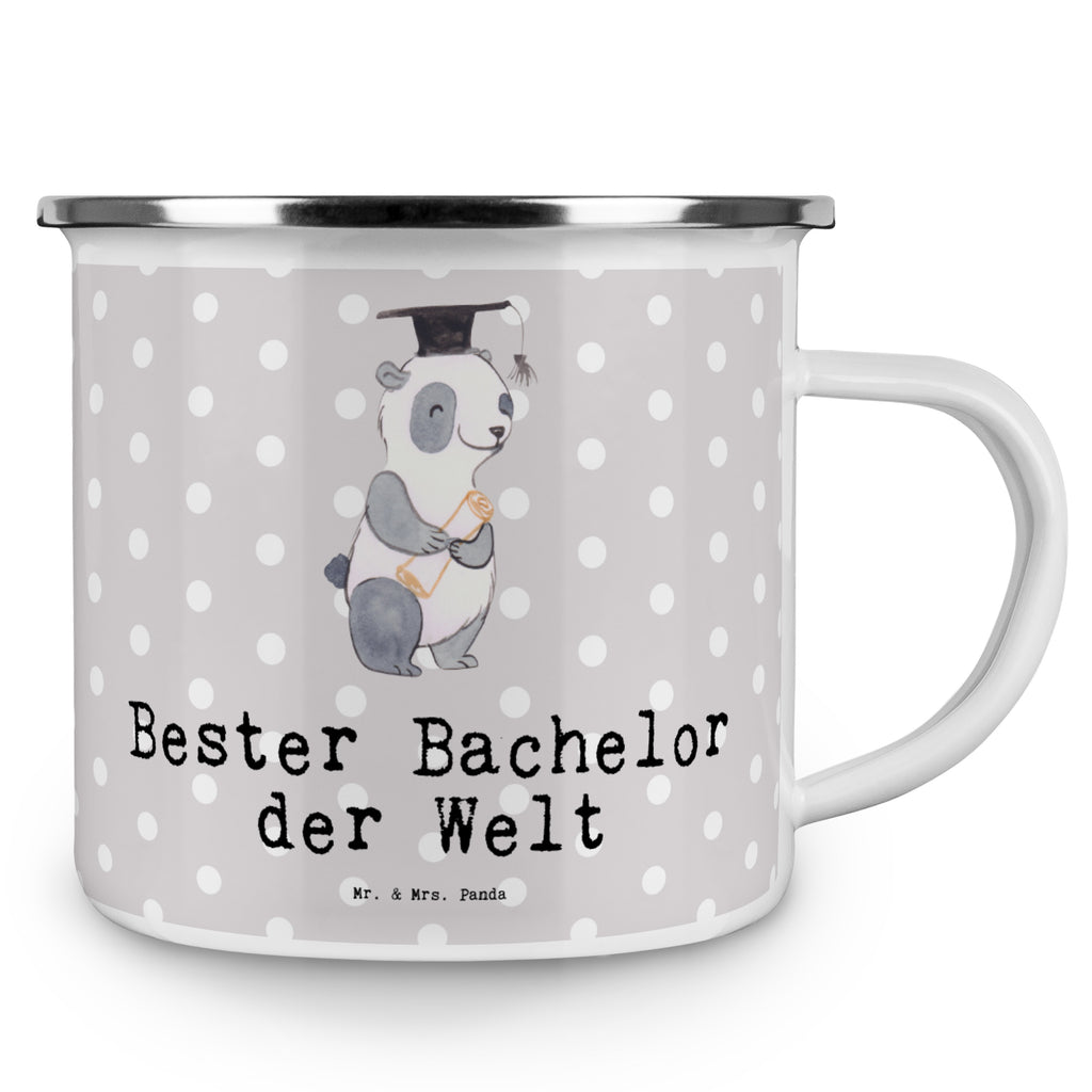 Camping Emaille Tasse Panda Bester Bachelor der Welt Campingtasse, Trinkbecher, Metalltasse, Outdoor Tasse, Emaille Trinkbecher, Blechtasse Outdoor, Emaille Campingbecher, Edelstahl Trinkbecher, Metalltasse für Camping, Kaffee Blechtasse, Camping Tasse Metall, für, Dankeschön, Geschenk, Schenken, Geburtstag, Geburtstagsgeschenk, Geschenkidee, Danke, Bedanken, Mitbringsel, Freude machen, Geschenktipp, Bachelor, Student, Studium, Sohn, Spaß, Musterschüler, lustig, Studienabschluss, witzig, Universität, Abschluss, Alumni, Uni, Studenten, Hochschule
