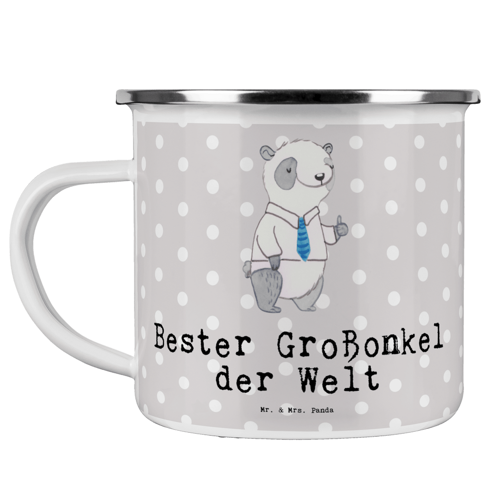 Camping Emaille Tasse Panda Bester Großonkel der Welt Campingtasse, Trinkbecher, Metalltasse, Outdoor Tasse, Emaille Trinkbecher, Blechtasse Outdoor, Emaille Campingbecher, Edelstahl Trinkbecher, Metalltasse für Camping, Kaffee Blechtasse, Camping Tasse Metall, für, Dankeschön, Geschenk, Schenken, Geburtstag, Geburtstagsgeschenk, Geschenkidee, Danke, Bedanken, Mitbringsel, Freude machen, Geschenktipp, Großonkel, Onkel