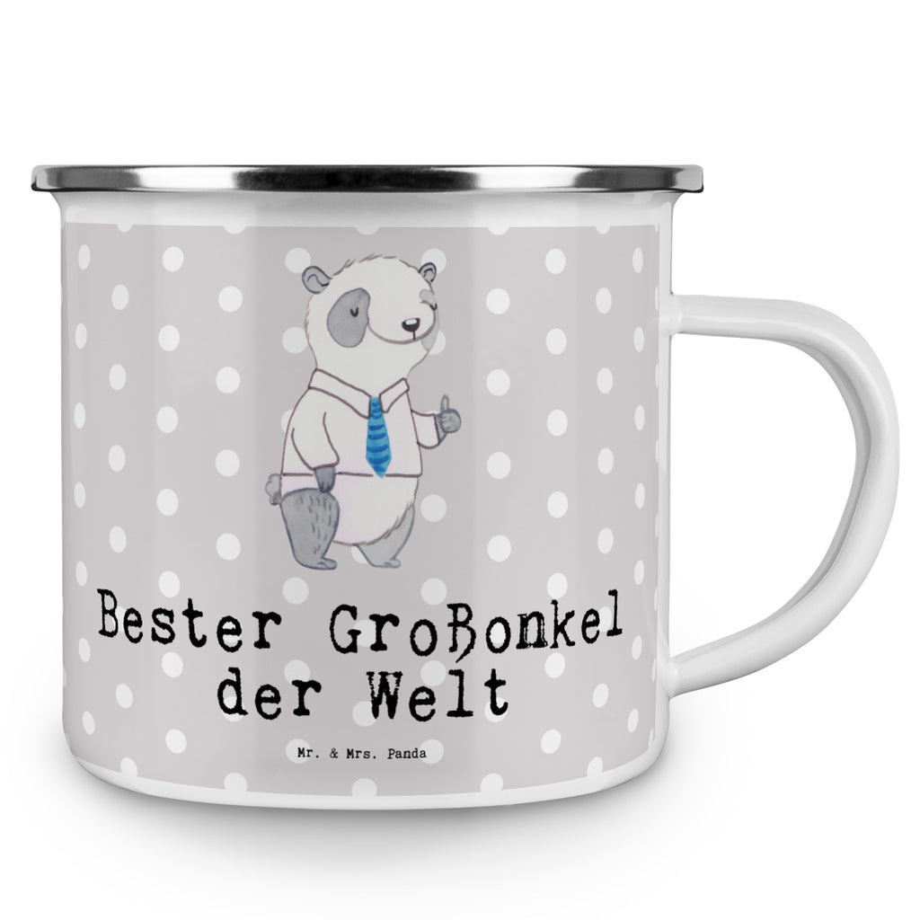 Camping Emaille Tasse Panda Bester Großonkel der Welt Campingtasse, Trinkbecher, Metalltasse, Outdoor Tasse, Emaille Trinkbecher, Blechtasse Outdoor, Emaille Campingbecher, Edelstahl Trinkbecher, Metalltasse für Camping, Kaffee Blechtasse, Camping Tasse Metall, für, Dankeschön, Geschenk, Schenken, Geburtstag, Geburtstagsgeschenk, Geschenkidee, Danke, Bedanken, Mitbringsel, Freude machen, Geschenktipp, Großonkel, Onkel