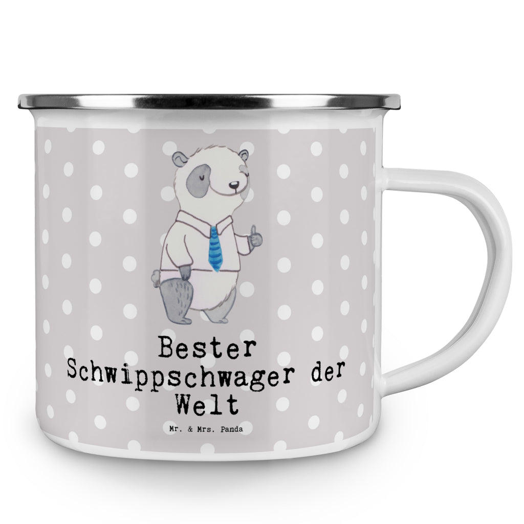Camping Emaille Tasse Panda Bester Schwippschwager der Welt Campingtasse, Trinkbecher, Metalltasse, Outdoor Tasse, Emaille Trinkbecher, Blechtasse Outdoor, Emaille Campingbecher, Edelstahl Trinkbecher, Metalltasse für Camping, Kaffee Blechtasse, Camping Tasse Metall, für, Dankeschön, Geschenk, Schenken, Geburtstag, Geburtstagsgeschenk, Geschenkidee, Danke, Bedanken, Mitbringsel, Freude machen, Geschenktipp, Schwippschwager, Schwibschwager, Schwipschwager, Schwager, Schwager des Ehepartners, Familie, Verwandtschaft, angeheiratet
