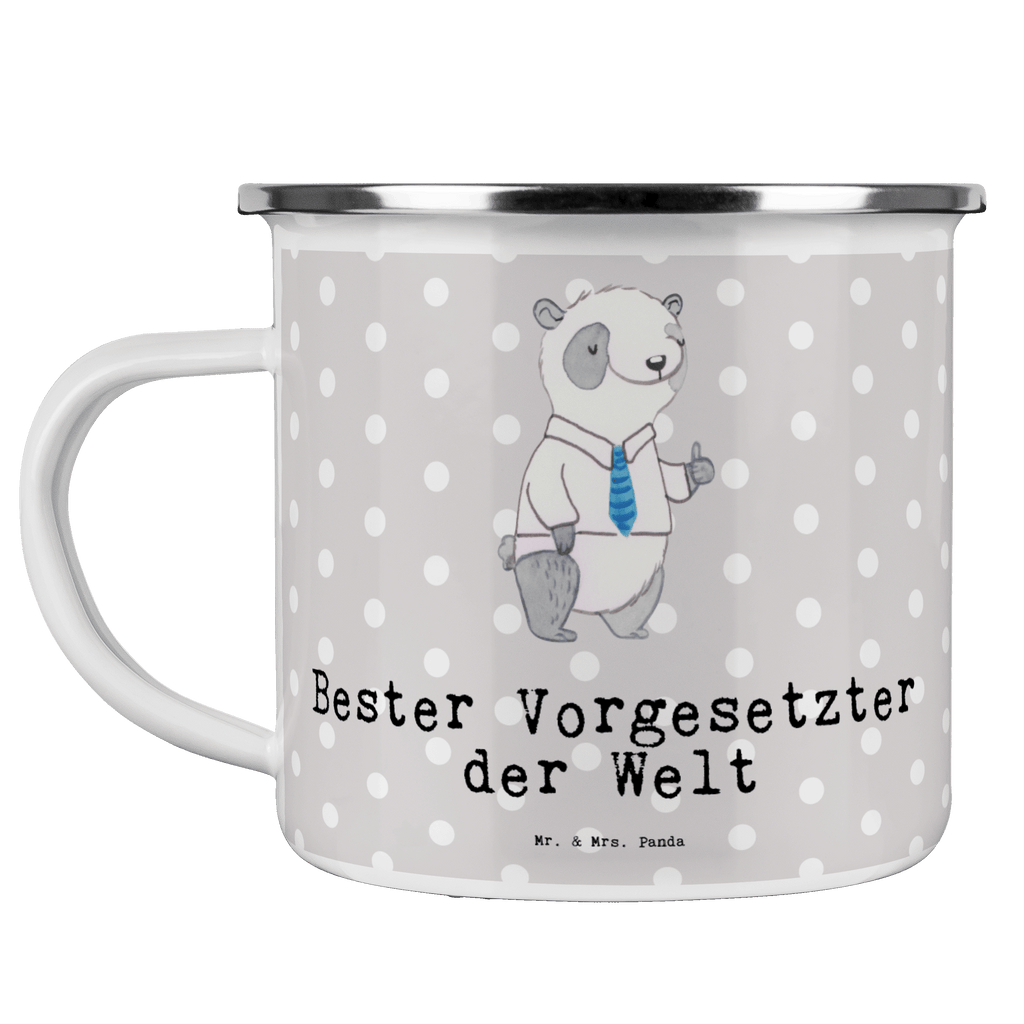Camping Emaille Tasse Panda Bester Vorgesetzter der Welt Campingtasse, Trinkbecher, Metalltasse, Outdoor Tasse, Emaille Trinkbecher, Blechtasse Outdoor, Emaille Campingbecher, Edelstahl Trinkbecher, Metalltasse für Camping, Kaffee Blechtasse, Camping Tasse Metall, für, Dankeschön, Geschenk, Schenken, Geburtstag, Geburtstagsgeschenk, Geschenkidee, Danke, Bedanken, Mitbringsel, Freude machen, Geschenktipp, Chef, Boss, Abschiedsgeschenk, Abteilungsleiter, Kollege, Vorgesetzter, Vorgesetzte, Arbeit, Leiter, Arbeitgeber, Führungskraft