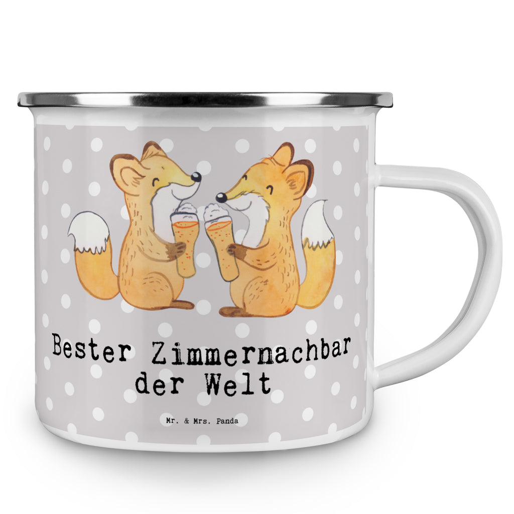 Camping Emaille Tasse Fuchs Bester Zimmernachbar der Welt Campingtasse, Trinkbecher, Metalltasse, Outdoor Tasse, Emaille Trinkbecher, Blechtasse Outdoor, Emaille Campingbecher, Edelstahl Trinkbecher, Metalltasse für Camping, Kaffee Blechtasse, Camping Tasse Metall, für, Dankeschön, Geschenk, Schenken, Geburtstag, Geburtstagsgeschenk, Geschenkidee, Danke, Bedanken, Mitbringsel, Freude machen, Geschenktipp, Zimmernachbar, Zimmernachbarn, Zimmer, Krankenhaus, Patient, Kollegin, Wohnheim, Nachbar, WG, Studentenwohnheim