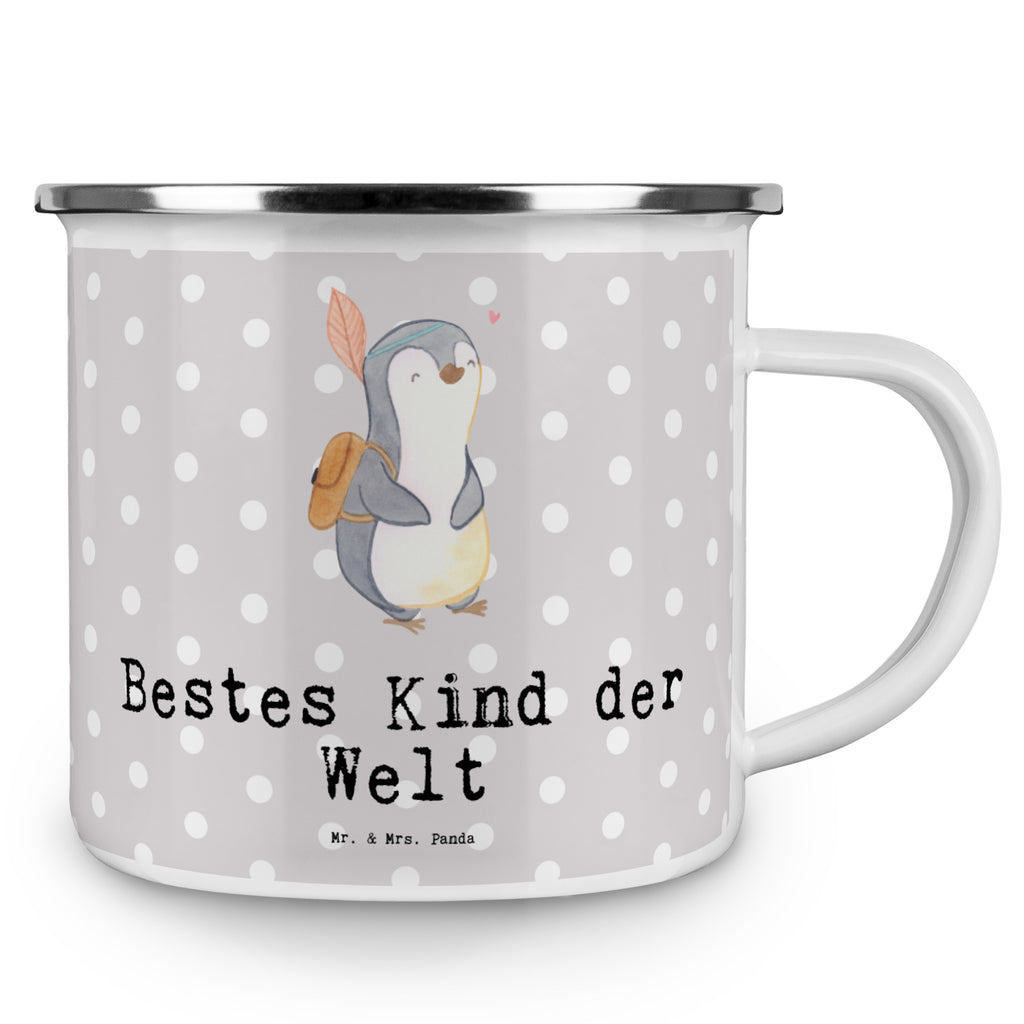 Camping Emaille Tasse Pinguin Bestes Kind der Welt Campingtasse, Trinkbecher, Metalltasse, Outdoor Tasse, Emaille Trinkbecher, Blechtasse Outdoor, Emaille Campingbecher, Edelstahl Trinkbecher, Metalltasse für Camping, Kaffee Blechtasse, Camping Tasse Metall, für, Dankeschön, Geschenk, Schenken, Geburtstag, Geburtstagsgeschenk, Geschenkidee, Danke, Bedanken, Mitbringsel, Freude machen, Geschenktipp, Kinder, Kind, Kid, Kids, Kiddy, Bestes, Tochter, Sohn, Nachwuchs, Geburt, Liebling, Taufe