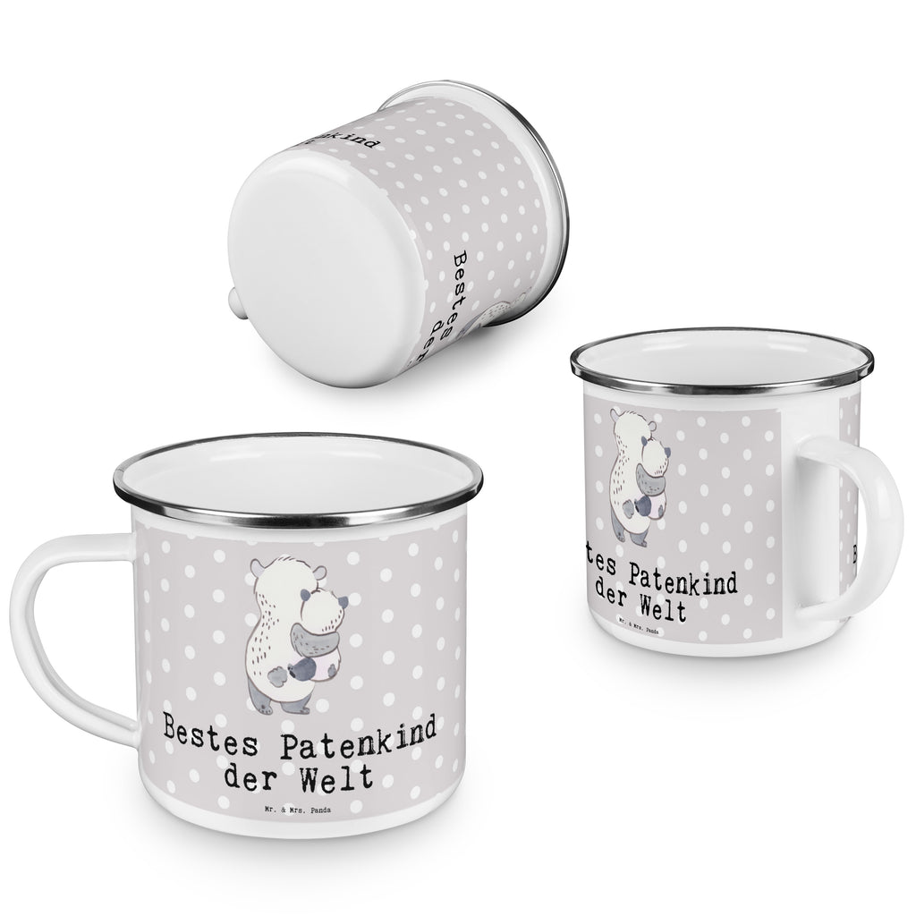 Camping Emaille Tasse Panda Bestes Patenkind der Welt Campingtasse, Trinkbecher, Metalltasse, Outdoor Tasse, Emaille Trinkbecher, Blechtasse Outdoor, Emaille Campingbecher, Edelstahl Trinkbecher, Metalltasse für Camping, Kaffee Blechtasse, Camping Tasse Metall, für, Dankeschön, Geschenk, Schenken, Geburtstag, Geburtstagsgeschenk, Geschenkidee, Danke, Bedanken, Mitbringsel, Freude machen, Geschenktipp, Patenkind, Paten Kind, Pate, Taufe, Taufgeschenk, Patenonkel, Patentante, Tauffeier, Täufling, Nichte, Neffe