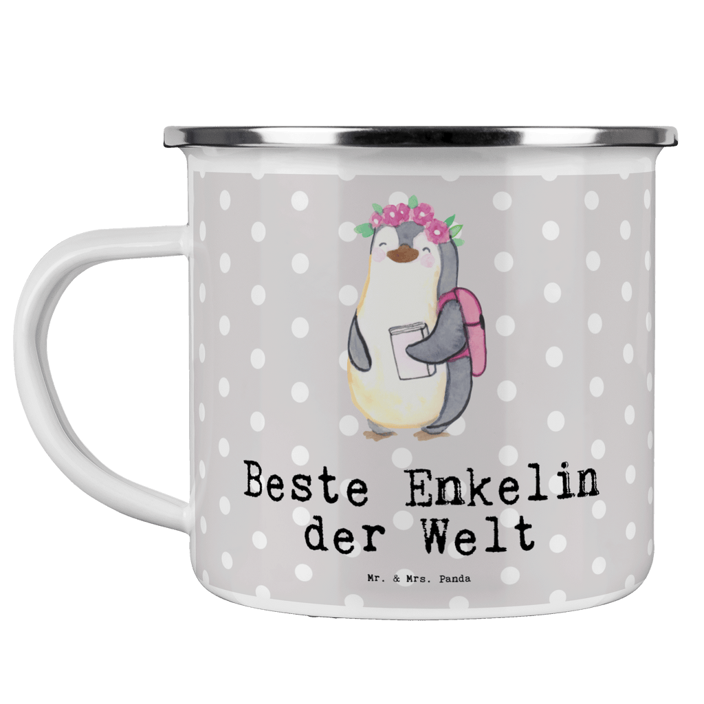 Camping Emaille Tasse Pinguin Beste Enkelin der Welt Campingtasse, Trinkbecher, Metalltasse, Outdoor Tasse, Emaille Trinkbecher, Blechtasse Outdoor, Emaille Campingbecher, Edelstahl Trinkbecher, Metalltasse für Camping, Kaffee Blechtasse, Camping Tasse Metall, für, Dankeschön, Geschenk, Schenken, Geburtstag, Geburtstagsgeschenk, Geschenkidee, Danke, Bedanken, Mitbringsel, Freude machen, Geschenktipp, Enkelin, Enkelkind, Enkeltochter, Oma, Opa, Kind von Tochter, Kind von Sohn, Großtochter, Taufe