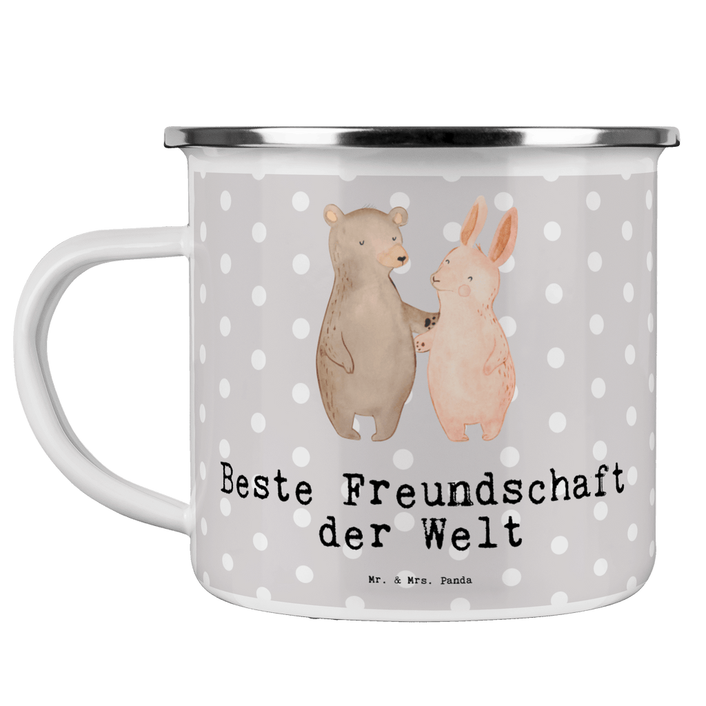 Camping Emaille Tasse Hase Beste Freundschaft der Welt Campingtasse, Trinkbecher, Metalltasse, Outdoor Tasse, Emaille Trinkbecher, Blechtasse Outdoor, Emaille Campingbecher, Edelstahl Trinkbecher, Metalltasse für Camping, Kaffee Blechtasse, Camping Tasse Metall, für, Dankeschön, Geschenk, Schenken, Geburtstag, Geburtstagsgeschenk, Geschenkidee, Danke, Bedanken, Mitbringsel, Freude machen, Geschenktipp, Freundschaft, Freunde, Freunde fürs Leben, best friends, Freundin, Freund, Clique, Kumpel, bae, bff