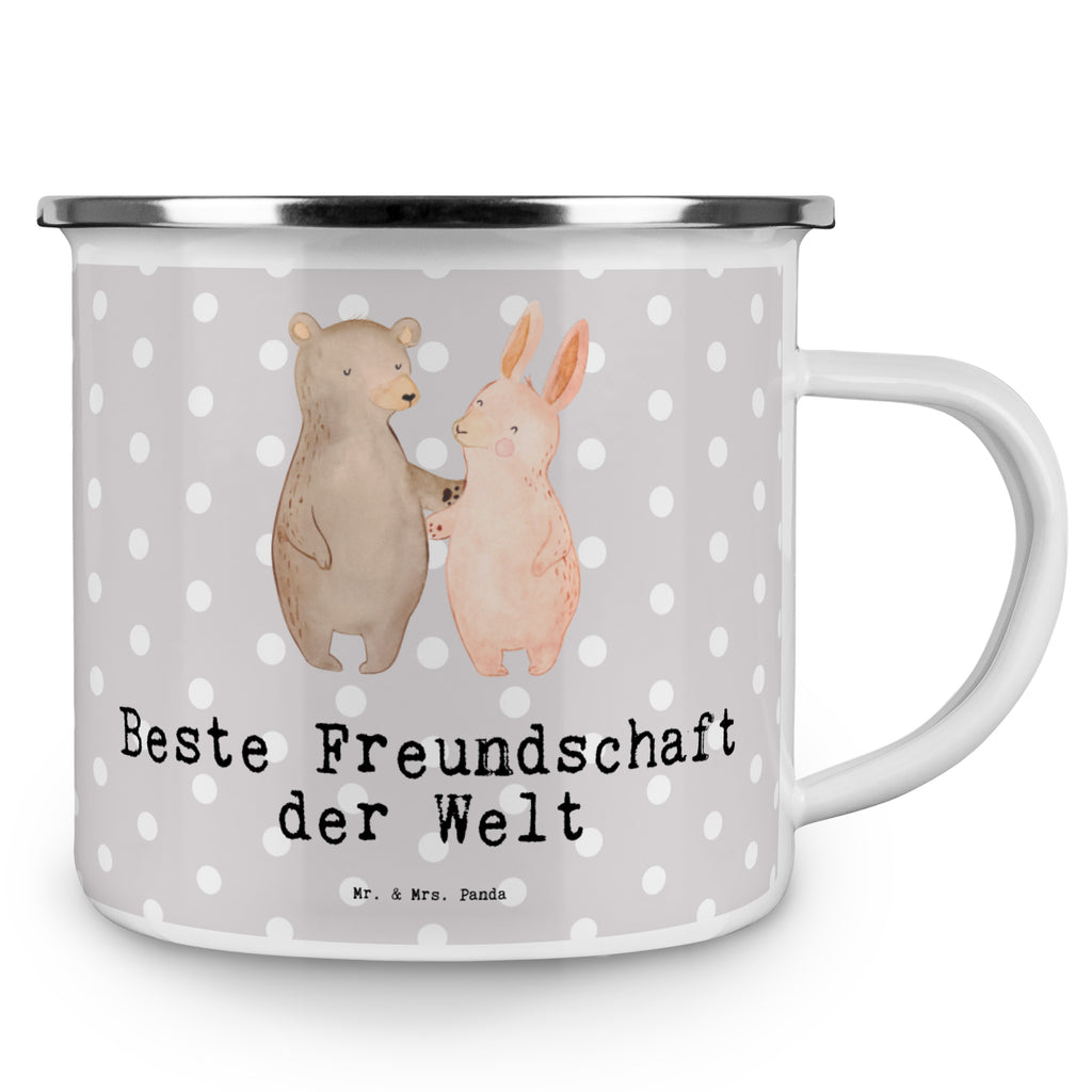 Camping Emaille Tasse Hase Beste Freundschaft der Welt Campingtasse, Trinkbecher, Metalltasse, Outdoor Tasse, Emaille Trinkbecher, Blechtasse Outdoor, Emaille Campingbecher, Edelstahl Trinkbecher, Metalltasse für Camping, Kaffee Blechtasse, Camping Tasse Metall, für, Dankeschön, Geschenk, Schenken, Geburtstag, Geburtstagsgeschenk, Geschenkidee, Danke, Bedanken, Mitbringsel, Freude machen, Geschenktipp, Freundschaft, Freunde, Freunde fürs Leben, best friends, Freundin, Freund, Clique, Kumpel, bae, bff