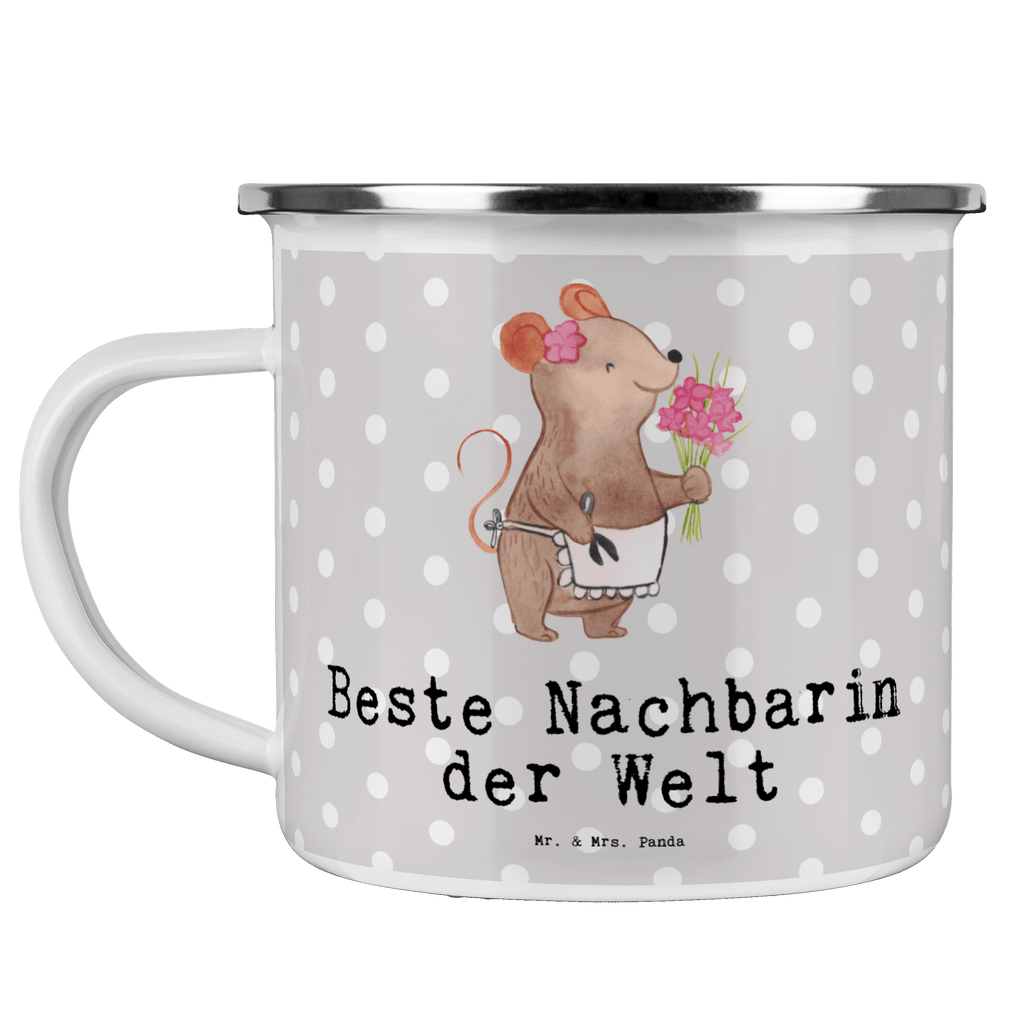 Camping Emaille Tasse Maus Beste Nachbarin der Welt Campingtasse, Trinkbecher, Metalltasse, Outdoor Tasse, Emaille Trinkbecher, Blechtasse Outdoor, Emaille Campingbecher, Edelstahl Trinkbecher, Metalltasse für Camping, Kaffee Blechtasse, Camping Tasse Metall, für, Dankeschön, Geschenk, Schenken, Geburtstag, Geburtstagsgeschenk, Geschenkidee, Danke, Bedanken, Mitbringsel, Freude machen, Geschenktipp, Nachbarin, Nachbarn, Nachbarschaft, Freundin, Angrenzer, Anwohnerin, Bewohnerin, Freundschaft