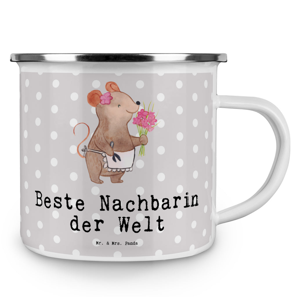 Camping Emaille Tasse Maus Beste Nachbarin der Welt Campingtasse, Trinkbecher, Metalltasse, Outdoor Tasse, Emaille Trinkbecher, Blechtasse Outdoor, Emaille Campingbecher, Edelstahl Trinkbecher, Metalltasse für Camping, Kaffee Blechtasse, Camping Tasse Metall, für, Dankeschön, Geschenk, Schenken, Geburtstag, Geburtstagsgeschenk, Geschenkidee, Danke, Bedanken, Mitbringsel, Freude machen, Geschenktipp, Nachbarin, Nachbarn, Nachbarschaft, Freundin, Angrenzer, Anwohnerin, Bewohnerin, Freundschaft