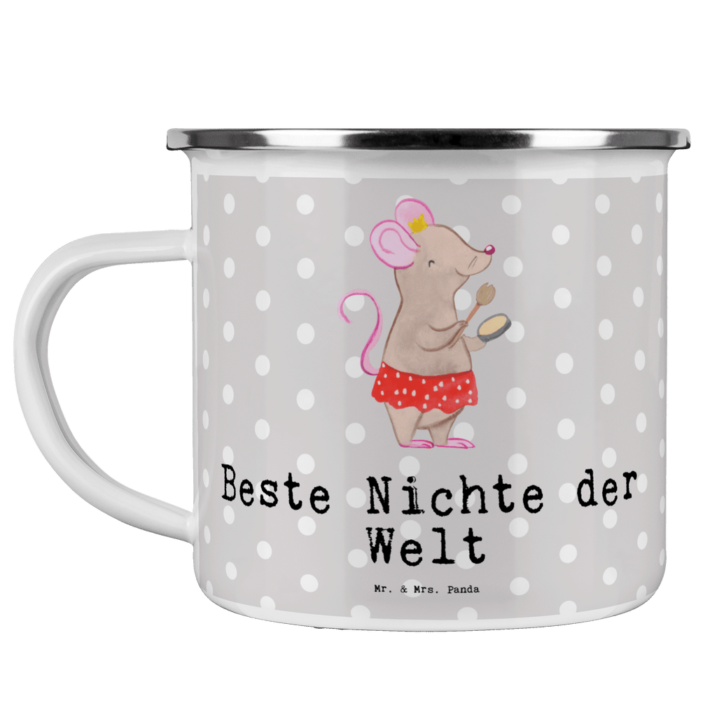 Camping Emaille Tasse Maus Beste Nichte der Welt Campingtasse, Trinkbecher, Metalltasse, Outdoor Tasse, Emaille Trinkbecher, Blechtasse Outdoor, Emaille Campingbecher, Edelstahl Trinkbecher, Metalltasse für Camping, Kaffee Blechtasse, Camping Tasse Metall, für, Dankeschön, Geschenk, Schenken, Geburtstag, Geburtstagsgeschenk, Geschenkidee, Danke, Bedanken, Mitbringsel, Freude machen, Geschenktipp, Nichte, Onkel, Tante, Patentante, Patenonkel, Patenkind, Taufe, Tochter der Schwester, Tochter des Bruders, Beste
