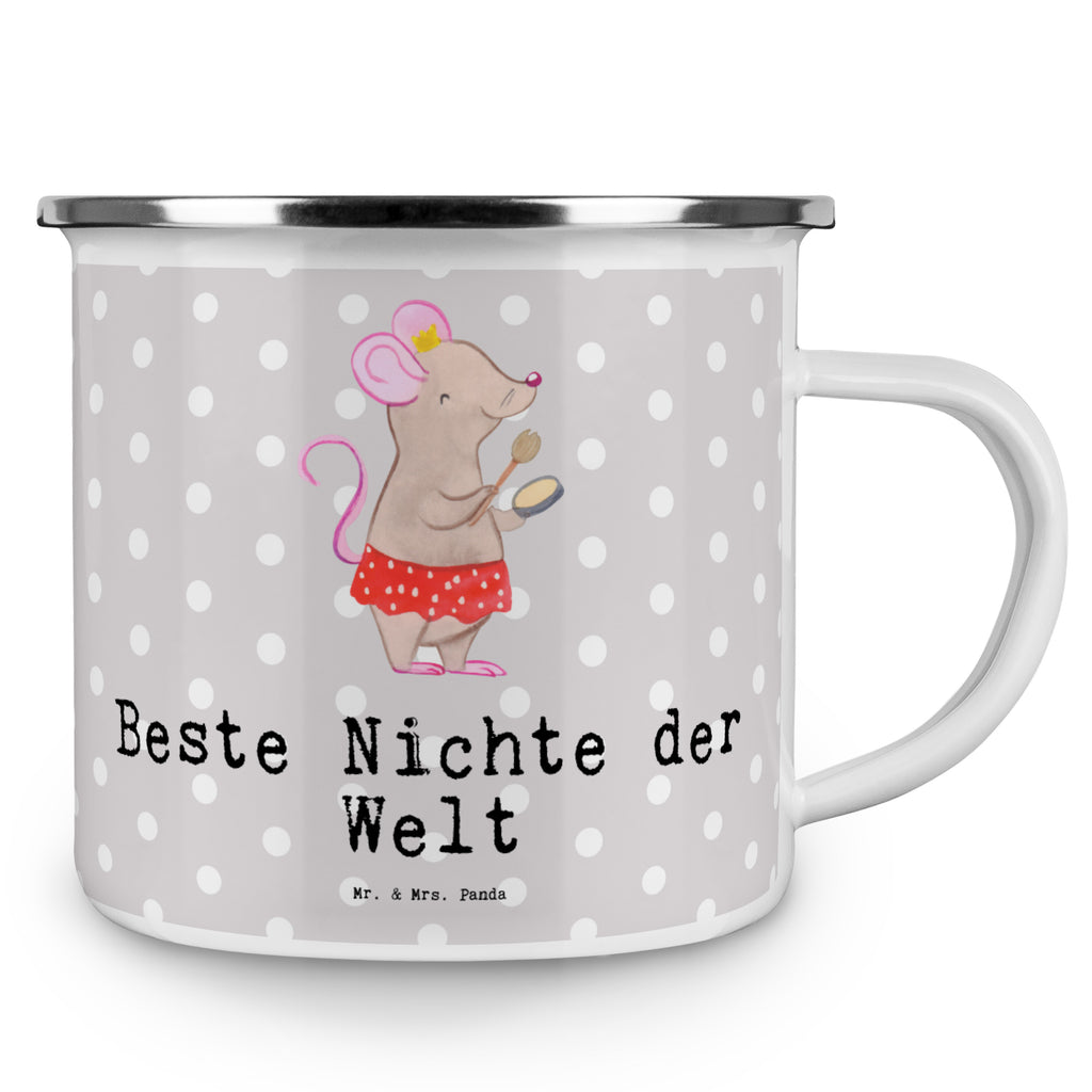 Camping Emaille Tasse Maus Beste Nichte der Welt Campingtasse, Trinkbecher, Metalltasse, Outdoor Tasse, Emaille Trinkbecher, Blechtasse Outdoor, Emaille Campingbecher, Edelstahl Trinkbecher, Metalltasse für Camping, Kaffee Blechtasse, Camping Tasse Metall, für, Dankeschön, Geschenk, Schenken, Geburtstag, Geburtstagsgeschenk, Geschenkidee, Danke, Bedanken, Mitbringsel, Freude machen, Geschenktipp, Nichte, Onkel, Tante, Patentante, Patenonkel, Patenkind, Taufe, Tochter der Schwester, Tochter des Bruders, Beste