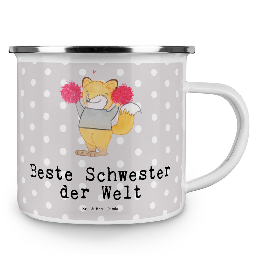 Camping Emaille Tasse Fuchs Beste Schwester der Welt Campingtasse, Trinkbecher, Metalltasse, Outdoor Tasse, Emaille Trinkbecher, Blechtasse Outdoor, Emaille Campingbecher, Edelstahl Trinkbecher, Metalltasse für Camping, Kaffee Blechtasse, Camping Tasse Metall, für, Dankeschön, Geschenk, Schenken, Geburtstag, Geburtstagsgeschenk, Geschenkidee, Danke, Bedanken, Mitbringsel, Freude machen, Geschenktipp, Schwester, Geschwister, Schwesterherz, Sister, Familie, Kleinigkeit, Beste, Tochter