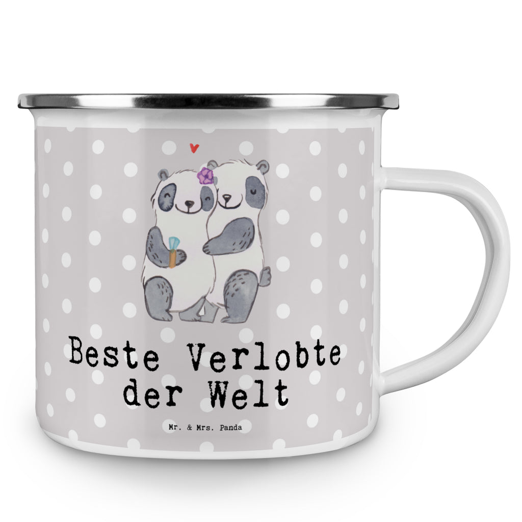 Camping Emaille Tasse Panda Beste Verlobte der Welt Campingtasse, Trinkbecher, Metalltasse, Outdoor Tasse, Emaille Trinkbecher, Blechtasse Outdoor, Emaille Campingbecher, Edelstahl Trinkbecher, Metalltasse für Camping, Kaffee Blechtasse, Camping Tasse Metall, für, Dankeschön, Geschenk, Schenken, Geburtstag, Geburtstagsgeschenk, Geschenkidee, Danke, Bedanken, Mitbringsel, Freude machen, Geschenktipp, Verlobte, Verloben, Verlobung, Traumfrau, Frau, Freundin, Ehefrau, Zukünftige, Hochzeit, Ehe