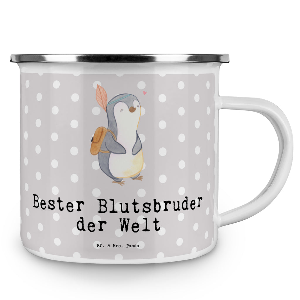 Camping Emaille Tasse Pinguin Bester Blutsbruder der Welt Campingtasse, Trinkbecher, Metalltasse, Outdoor Tasse, Emaille Trinkbecher, Blechtasse Outdoor, Emaille Campingbecher, Edelstahl Trinkbecher, Metalltasse für Camping, Kaffee Blechtasse, Camping Tasse Metall, für, Dankeschön, Geschenk, Schenken, Geburtstag, Geburtstagsgeschenk, Geschenkidee, Danke, Bedanken, Mitbringsel, Freude machen, Geschenktipp, Blutsbruder, Blutsgeschwister, Freund, Brüder, Geschwister, Bruderherz, Brother, Familie, Kleinigkeit, Bester, Sido