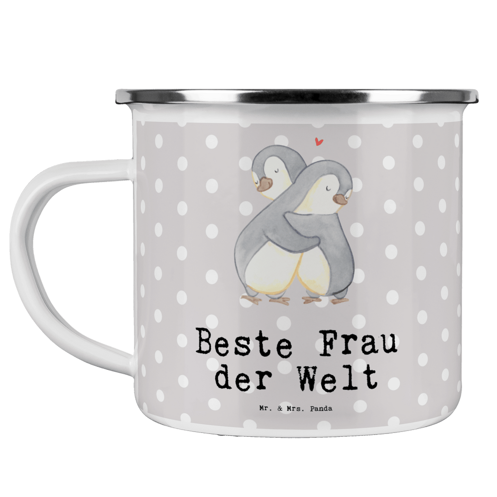 Camping Emaille Tasse Pinguin Beste Frau der Welt Campingtasse, Trinkbecher, Metalltasse, Outdoor Tasse, Emaille Trinkbecher, Blechtasse Outdoor, Emaille Campingbecher, Edelstahl Trinkbecher, Metalltasse für Camping, Kaffee Blechtasse, Camping Tasse Metall, für, Dankeschön, Geschenk, Schenken, Geburtstag, Geburtstagsgeschenk, Geschenkidee, Danke, Bedanken, Mitbringsel, Freude machen, Geschenktipp, Beste, Frau, Ehefrau, Partnerin, Freundin, Traumfrau, Liebling, Ehepartner, Ehe, Gattin, Lebensgefährtin, Braut, Kleinigkeit
