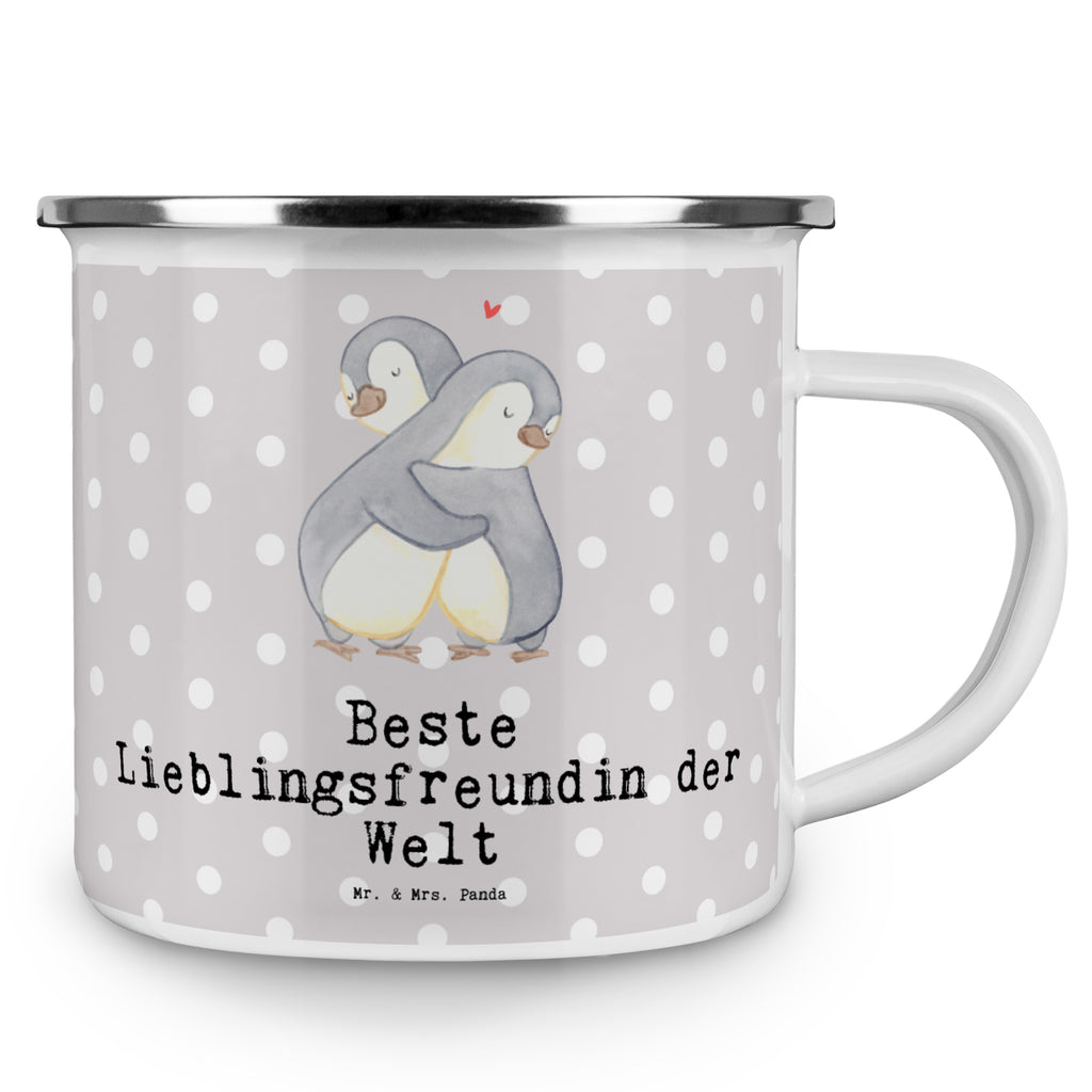 Camping Emaille Tasse Pinguin Beste Lieblingsfreundin der Welt Campingtasse, Trinkbecher, Metalltasse, Outdoor Tasse, Emaille Trinkbecher, Blechtasse Outdoor, Emaille Campingbecher, Edelstahl Trinkbecher, Metalltasse für Camping, Kaffee Blechtasse, Camping Tasse Metall, für, Dankeschön, Geschenk, Schenken, Geburtstag, Geburtstagsgeschenk, Geschenkidee, Danke, Bedanken, Mitbringsel, Freude machen, Geschenktipp, Lieblingsfreundin, Freundin, Partnerin, Lieblingsmensch, Lieblings Mensch, Liebling, Partner, Bae, beste Freundin, Liebe, Herz, Love