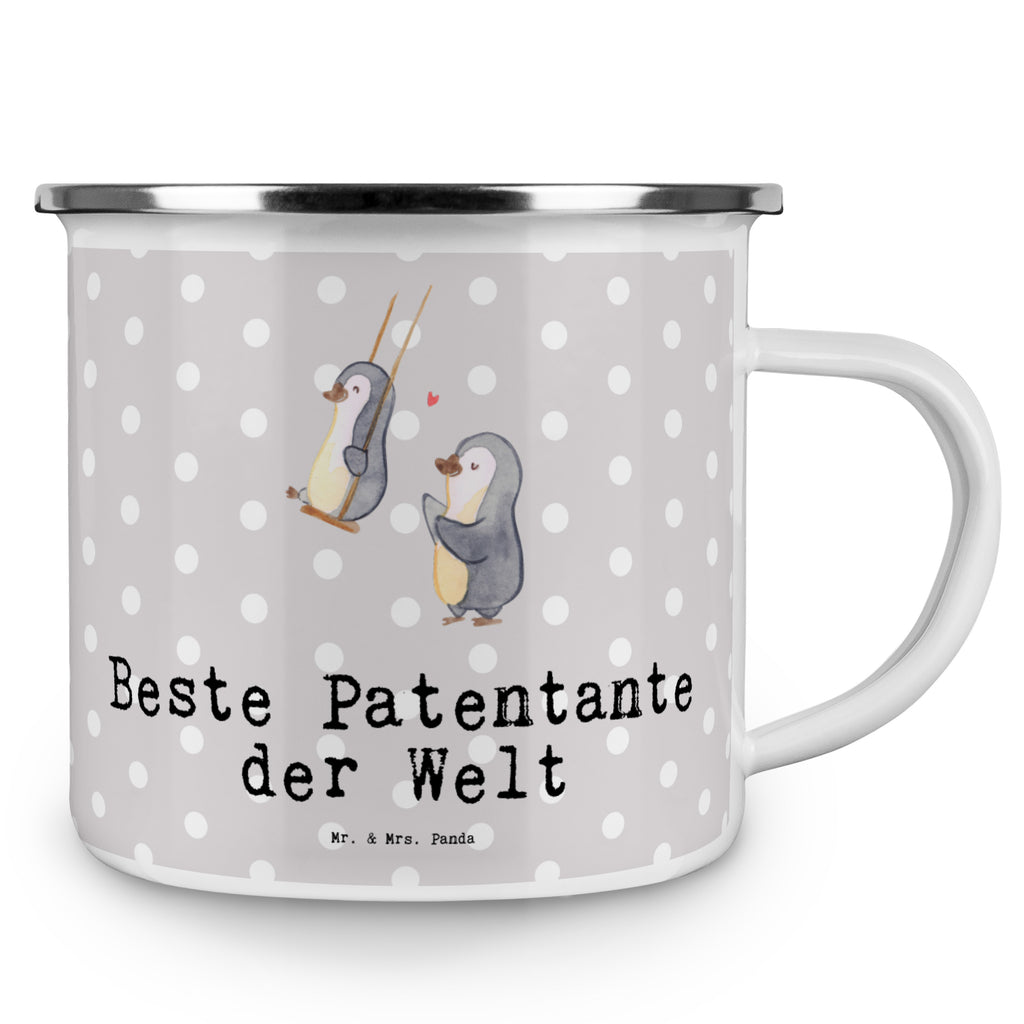 Camping Emaille Tasse Pinguin Beste Patentante der Welt Campingtasse, Trinkbecher, Metalltasse, Outdoor Tasse, Emaille Trinkbecher, Blechtasse Outdoor, Emaille Campingbecher, Edelstahl Trinkbecher, Metalltasse für Camping, Kaffee Blechtasse, Camping Tasse Metall, für, Dankeschön, Geschenk, Schenken, Geburtstag, Geburtstagsgeschenk, Geschenkidee, Danke, Bedanken, Mitbringsel, Freude machen, Geschenktipp, Patentante, Paten Tante, Lieblingstante, Taufpartner, Taufe, Familie, Kleinigkeit, Nichte, Neffe