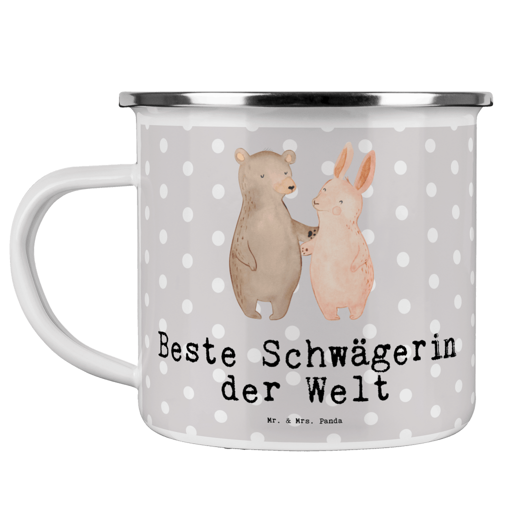 Camping Emaille Tasse Hase Beste Schwägerin der Welt Campingtasse, Trinkbecher, Metalltasse, Outdoor Tasse, Emaille Trinkbecher, Blechtasse Outdoor, Emaille Campingbecher, Edelstahl Trinkbecher, Metalltasse für Camping, Kaffee Blechtasse, Camping Tasse Metall, für, Dankeschön, Geschenk, Schenken, Geburtstag, Geburtstagsgeschenk, Geschenkidee, Danke, Bedanken, Mitbringsel, Freude machen, Geschenktipp, Schwägerin, Schwähgerin, Schwippschwägerin, Familie, Verwandtschaft, angeheiratet, Frau, Ehemann, Schwester, Ehefrau, Bruder, Partner