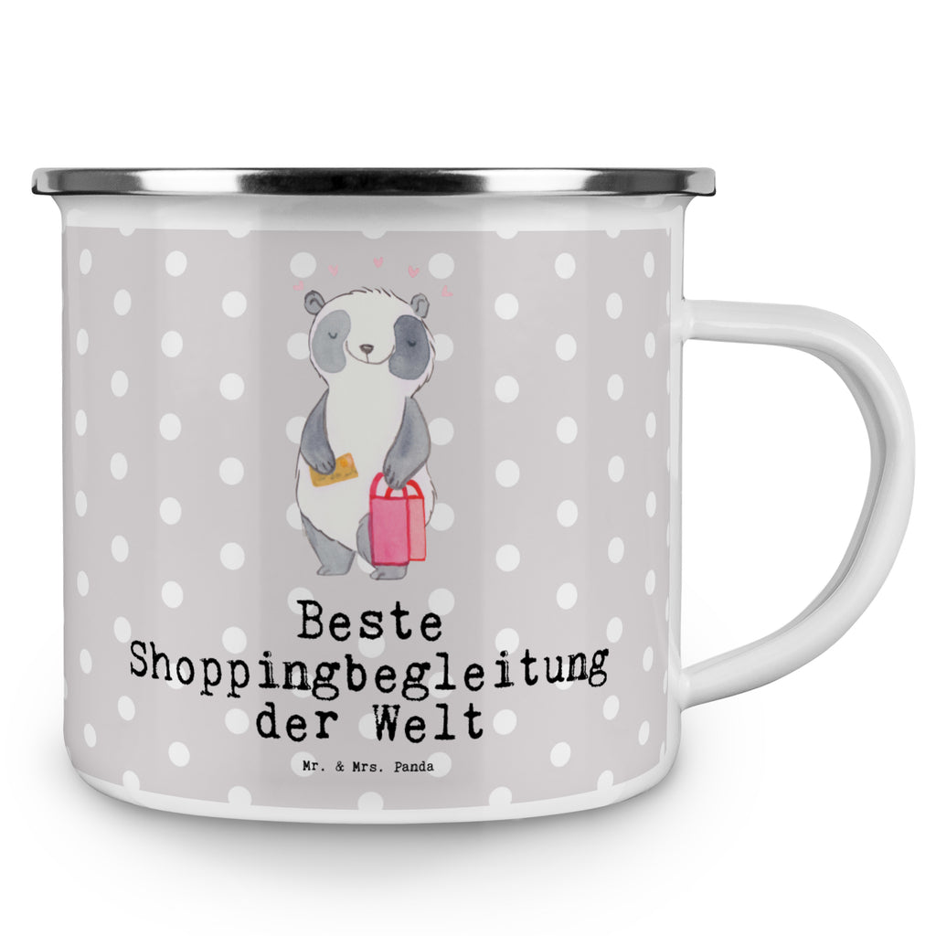 Camping Emaille Tasse Panda Beste Shoppingbegleitung der Welt Campingtasse, Trinkbecher, Metalltasse, Outdoor Tasse, Emaille Trinkbecher, Blechtasse Outdoor, Emaille Campingbecher, Edelstahl Trinkbecher, Metalltasse für Camping, Kaffee Blechtasse, Camping Tasse Metall, für, Dankeschön, Geschenk, Schenken, Geburtstag, Geburtstagsgeschenk, Geschenkidee, Danke, Bedanken, Mitbringsel, Freude machen, Geschenktipp, Shoppingbegleitung, Shoppingpartner, Begleitung, Shoppen, Partner, Freundin, Freund, bff, Shopping, Einkaufen, Shopping-Queen, Queen, Bester
