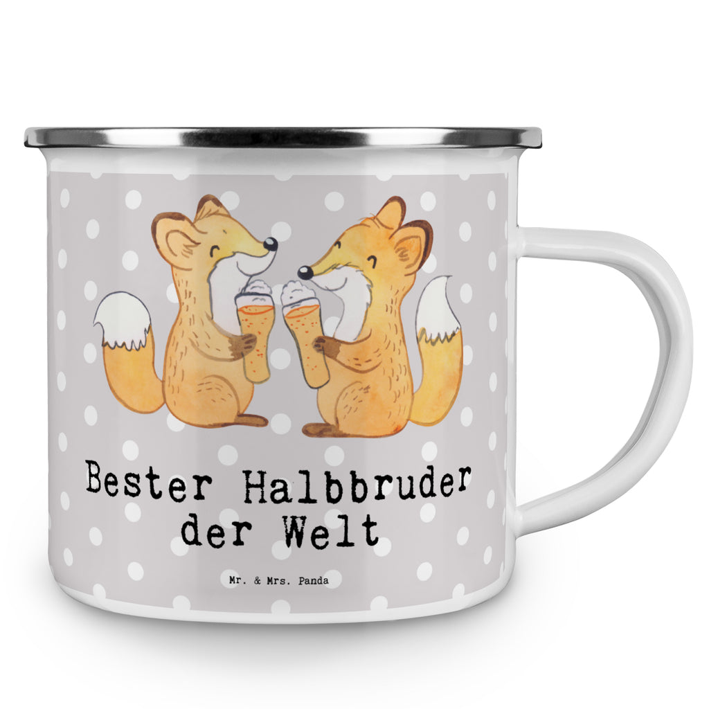 Camping Emaille Tasse Fuchs Bester Halbbruder der Welt Campingtasse, Trinkbecher, Metalltasse, Outdoor Tasse, Emaille Trinkbecher, Blechtasse Outdoor, Emaille Campingbecher, Edelstahl Trinkbecher, Metalltasse für Camping, Kaffee Blechtasse, Camping Tasse Metall, für, Dankeschön, Geschenk, Schenken, Geburtstag, Geburtstagsgeschenk, Geschenkidee, Danke, Bedanken, Mitbringsel, Freude machen, Geschenktipp, Halbbruder, Stiefbruder, Stief, Stiefgeschwister, Bruder, Brudi, Geschwister, Bruderherz, Schwester, Familie, Kleinigkeit, Brother, Bester, Sohn
