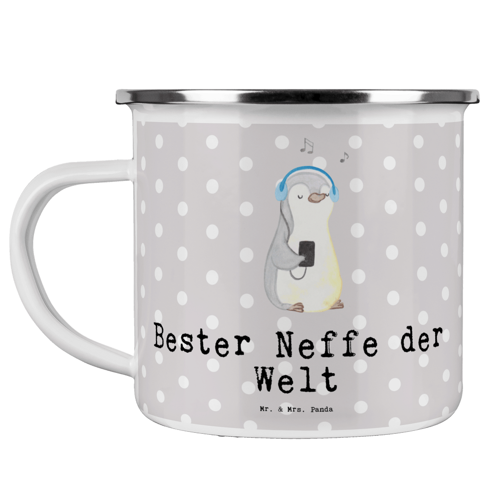 Camping Emaille Tasse Pinguin Bester Neffe der Welt Campingtasse, Trinkbecher, Metalltasse, Outdoor Tasse, Emaille Trinkbecher, Blechtasse Outdoor, Emaille Campingbecher, Edelstahl Trinkbecher, Metalltasse für Camping, Kaffee Blechtasse, Camping Tasse Metall, für, Dankeschön, Geschenk, Schenken, Geburtstag, Geburtstagsgeschenk, Geschenkidee, Danke, Bedanken, Mitbringsel, Freude machen, Geschenktipp, Neffe, Onkel, Tante, Patentante, Patentonkel, Patenkind, Taufe, Sohn der Schwester, Sohn des Bruders, Bester
