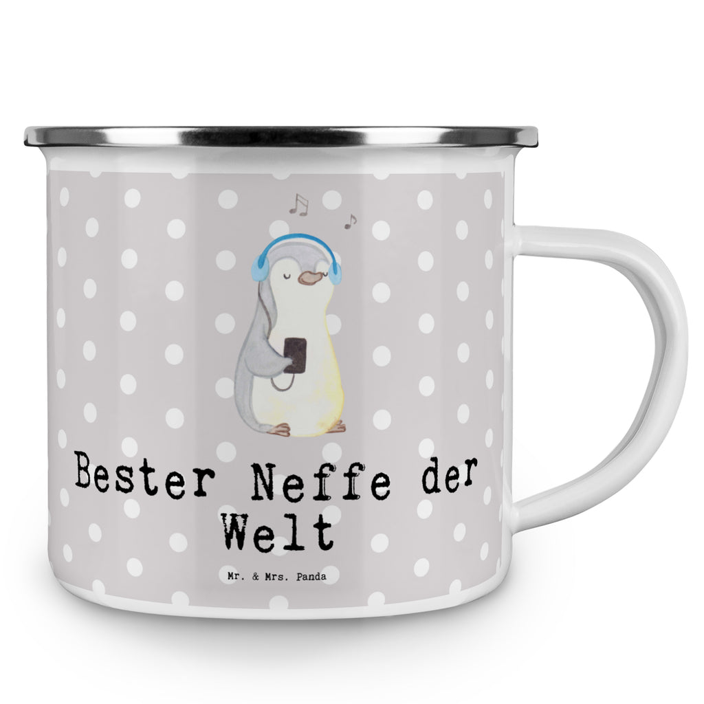 Camping Emaille Tasse Pinguin Bester Neffe der Welt Campingtasse, Trinkbecher, Metalltasse, Outdoor Tasse, Emaille Trinkbecher, Blechtasse Outdoor, Emaille Campingbecher, Edelstahl Trinkbecher, Metalltasse für Camping, Kaffee Blechtasse, Camping Tasse Metall, für, Dankeschön, Geschenk, Schenken, Geburtstag, Geburtstagsgeschenk, Geschenkidee, Danke, Bedanken, Mitbringsel, Freude machen, Geschenktipp, Neffe, Onkel, Tante, Patentante, Patentonkel, Patenkind, Taufe, Sohn der Schwester, Sohn des Bruders, Bester