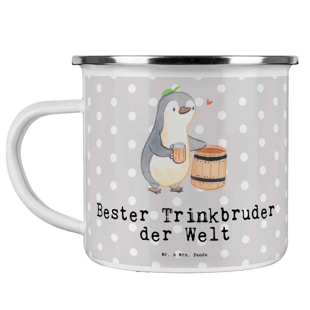 Camping Emaille Tasse Pinguin Bester Trinkbruder der Welt Campingtasse, Trinkbecher, Metalltasse, Outdoor Tasse, Emaille Trinkbecher, Blechtasse Outdoor, Emaille Campingbecher, Edelstahl Trinkbecher, Metalltasse für Camping, Kaffee Blechtasse, Camping Tasse Metall, für, Dankeschön, Geschenk, Schenken, Geburtstag, Geburtstagsgeschenk, Geschenkidee, Danke, Bedanken, Mitbringsel, Freude machen, Geschenktipp, Trinkbruder, Trinkkumpel, Kumpel, Saufkumpane, Kumpane, Trinken, Party, Kleinigkeit