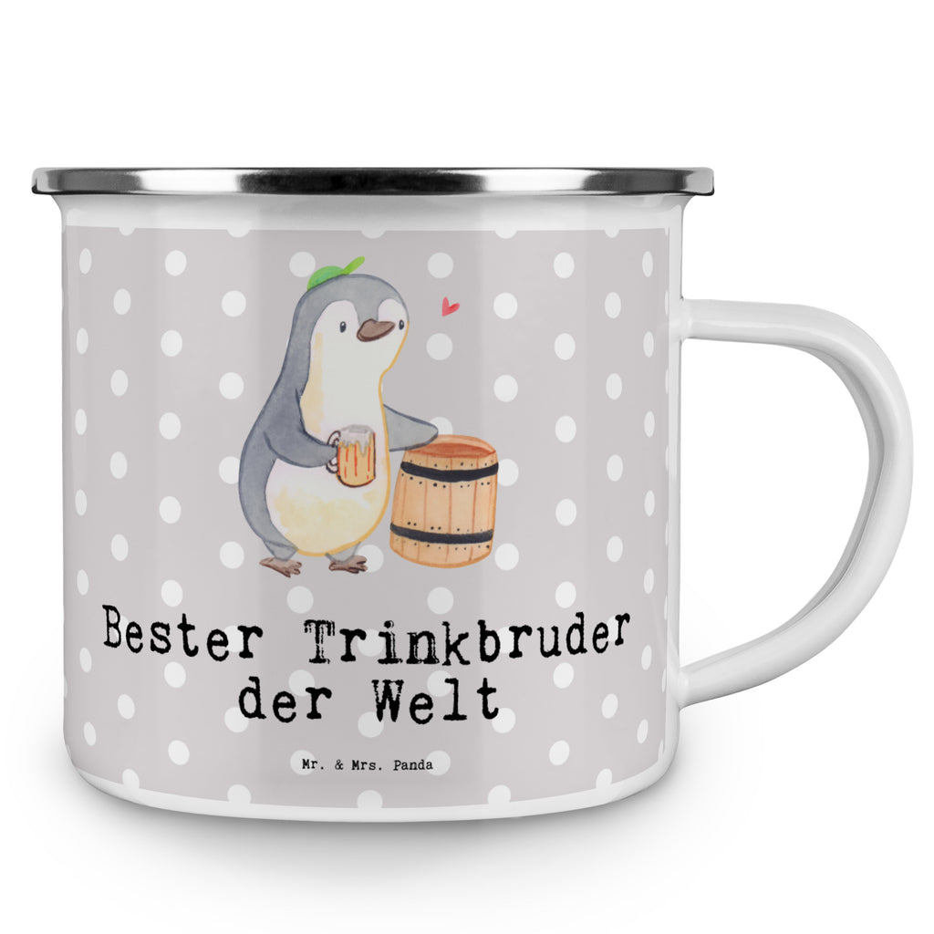 Camping Emaille Tasse Pinguin Bester Trinkbruder der Welt Campingtasse, Trinkbecher, Metalltasse, Outdoor Tasse, Emaille Trinkbecher, Blechtasse Outdoor, Emaille Campingbecher, Edelstahl Trinkbecher, Metalltasse für Camping, Kaffee Blechtasse, Camping Tasse Metall, für, Dankeschön, Geschenk, Schenken, Geburtstag, Geburtstagsgeschenk, Geschenkidee, Danke, Bedanken, Mitbringsel, Freude machen, Geschenktipp, Trinkbruder, Trinkkumpel, Kumpel, Saufkumpane, Kumpane, Trinken, Party, Kleinigkeit