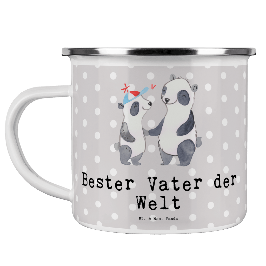 Camping Emaille Tasse Panda Bester Vater der Welt Campingtasse, Trinkbecher, Metalltasse, Outdoor Tasse, Emaille Trinkbecher, Blechtasse Outdoor, Emaille Campingbecher, Edelstahl Trinkbecher, Metalltasse für Camping, Kaffee Blechtasse, Camping Tasse Metall, für, Dankeschön, Geschenk, Schenken, Geburtstag, Geburtstagsgeschenk, Geschenkidee, Danke, Bedanken, Mitbringsel, Freude machen, Geschenktipp, Vater, Papa, Dad, Daddy, Paps, Papi, Vati, Eltern, Geschenk Vater, Mann, Familie, Bester, Kleinigkeit