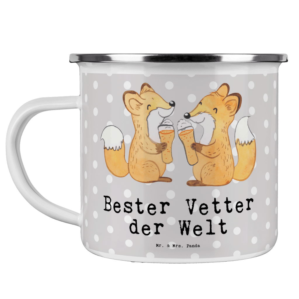 Camping Emaille Tasse Fuchs Bester Vetter der Welt Campingtasse, Trinkbecher, Metalltasse, Outdoor Tasse, Emaille Trinkbecher, Blechtasse Outdoor, Emaille Campingbecher, Edelstahl Trinkbecher, Metalltasse für Camping, Kaffee Blechtasse, Camping Tasse Metall, für, Dankeschön, Geschenk, Schenken, Geburtstag, Geburtstagsgeschenk, Geschenkidee, Danke, Bedanken, Mitbringsel, Freude machen, Geschenktipp, Vetter, Cousin, Kousin, Sohn von Onkel, Sohn von Tante, Familie, Verwandtschaft, Cousine