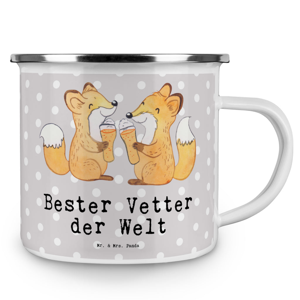 Camping Emaille Tasse Fuchs Bester Vetter der Welt Campingtasse, Trinkbecher, Metalltasse, Outdoor Tasse, Emaille Trinkbecher, Blechtasse Outdoor, Emaille Campingbecher, Edelstahl Trinkbecher, Metalltasse für Camping, Kaffee Blechtasse, Camping Tasse Metall, für, Dankeschön, Geschenk, Schenken, Geburtstag, Geburtstagsgeschenk, Geschenkidee, Danke, Bedanken, Mitbringsel, Freude machen, Geschenktipp, Vetter, Cousin, Kousin, Sohn von Onkel, Sohn von Tante, Familie, Verwandtschaft, Cousine