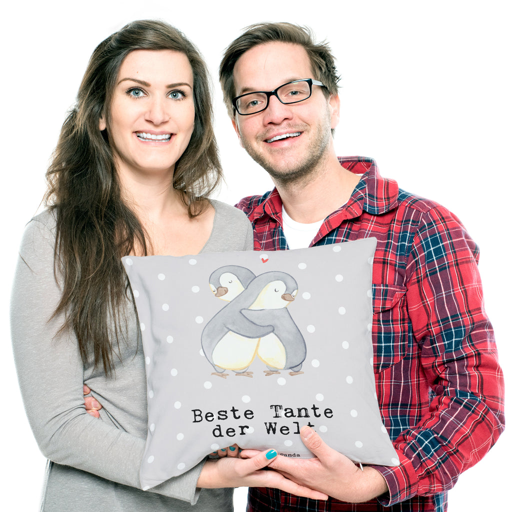 40x40 Kissen Pinguin Beste Tante der Welt Kissenhülle, Kopfkissen, Sofakissen, Dekokissen, Motivkissen, für, Dankeschön, Geschenk, Schenken, Geburtstag, Geburtstagsgeschenk, Geschenkidee, Danke, Bedanken, Mitbringsel, Freude machen, Geschenktipp, Tante, Patentante, Paten Tante, Lieblingstante, Taufpartner, Taufe, Familie, Kleinigkeit, Nichte, Neffe