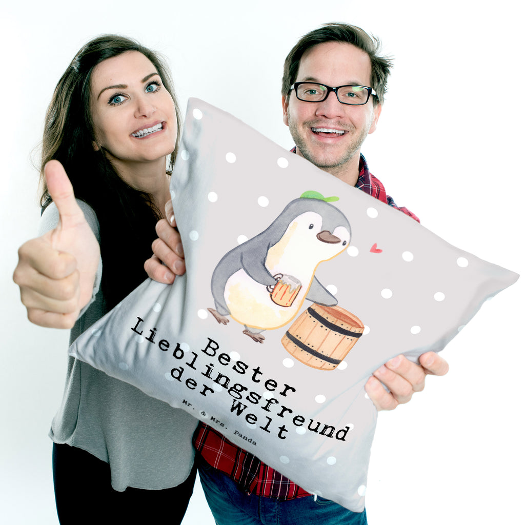 40x40 Kissen Pinguin Bester Lieblingsfreund der Welt Kissenhülle, Kopfkissen, Sofakissen, Dekokissen, Motivkissen, für, Dankeschön, Geschenk, Schenken, Geburtstag, Geburtstagsgeschenk, Geschenkidee, Danke, Bedanken, Mitbringsel, Freude machen, Geschenktipp, Lieblingsfreund, Freund, Partner, Lieblingsmensch, Lieblings Mensch, Liebling, Bae, bester Freund, Liebe, Herz, Love