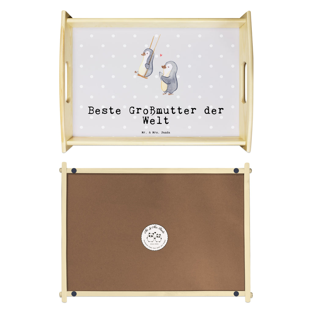 Serviertablett Pinguin Beste Großmutter der Welt Tablett, Holztablett, Küchentablett, Dekotablett, Frühstückstablett, für, Dankeschön, Geschenk, Schenken, Geburtstag, Geburtstagsgeschenk, Geschenkidee, Danke, Bedanken, Mitbringsel, Freude machen, Geschenktipp, Großmutter, Omi, Oma, Oma geworden, Grosseltern