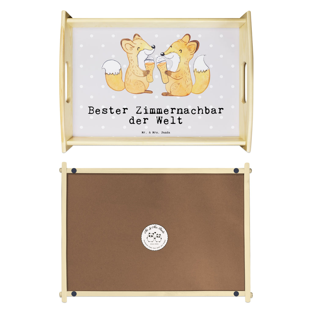 Serviertablett Fuchs Bester Zimmernachbar der Welt Tablett, Holztablett, Küchentablett, Dekotablett, Frühstückstablett, für, Dankeschön, Geschenk, Schenken, Geburtstag, Geburtstagsgeschenk, Geschenkidee, Danke, Bedanken, Mitbringsel, Freude machen, Geschenktipp, Zimmernachbar, Zimmernachbarn, Zimmer, Krankenhaus, Patient, Kollegin, Wohnheim, Nachbar, WG, Studentenwohnheim