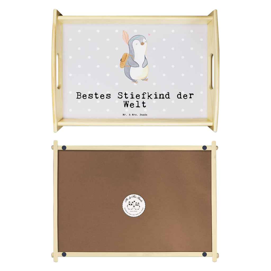 Serviertablett Pinguin Bestes Stiefkind der Welt Tablett, Holztablett, Küchentablett, Dekotablett, Frühstückstablett, für, Dankeschön, Geschenk, Schenken, Geburtstag, Geburtstagsgeschenk, Geschenkidee, Danke, Bedanken, Mitbringsel, Freude machen, Geschenktipp, Stiefkind, angeheiratet, Kinder, Kind, Kid, Kids, Kiddy, Bestes, Tochter, Sohn, Nachwuchs, Geburt, Liebling, Taufe