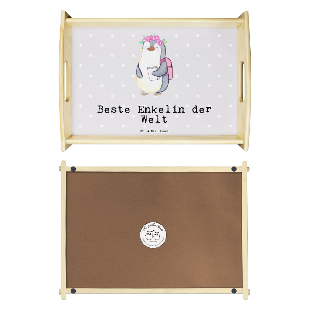 Serviertablett Pinguin Beste Enkelin der Welt Tablett, Holztablett, Küchentablett, Dekotablett, Frühstückstablett, für, Dankeschön, Geschenk, Schenken, Geburtstag, Geburtstagsgeschenk, Geschenkidee, Danke, Bedanken, Mitbringsel, Freude machen, Geschenktipp, Enkelin, Enkelkind, Enkeltochter, Oma, Opa, Kind von Tochter, Kind von Sohn, Großtochter, Taufe